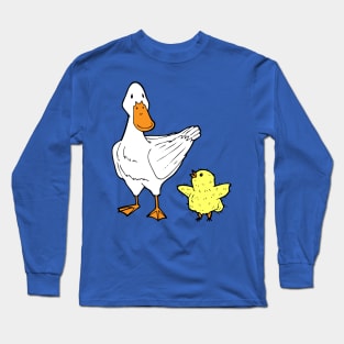 The One With A Chick And A Duck Long Sleeve T-Shirt